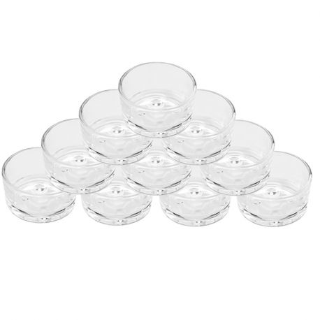 10 bougeoirs en verre pour bougie chauffe-plat 