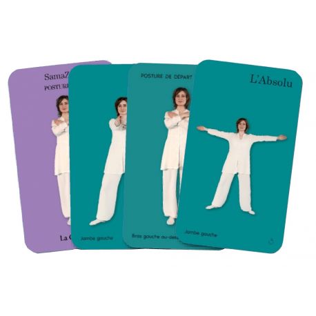 Jeu de 42 cartes SamaZen Stances et Mouvements meditatifs