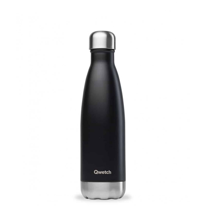Bouchon Easy Qwetch Pour Bouteille Isotherme 260/500ml - Noir - Étanche Sans BPA