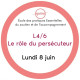 Audio: "L4/5 Lundi 8 juin: Le rôle du persécuteur" Coline d'Aubret